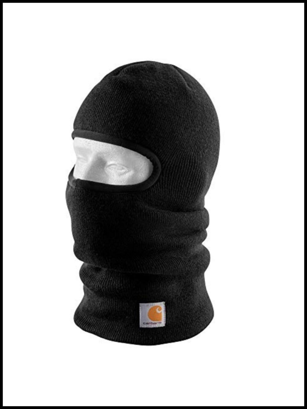 Knit Insulated Face Mask Thinsulate Rib-Knit Cold Weather Balaclava